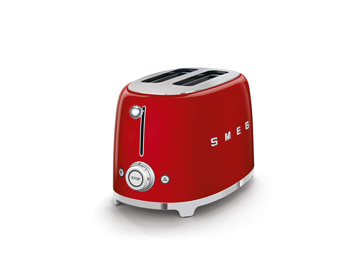 Smeg TSF01MLMEU Toaster 2 Scheiben, 6 Bräunungsstufen, Auftau-/Bagel-Funktion, 950W