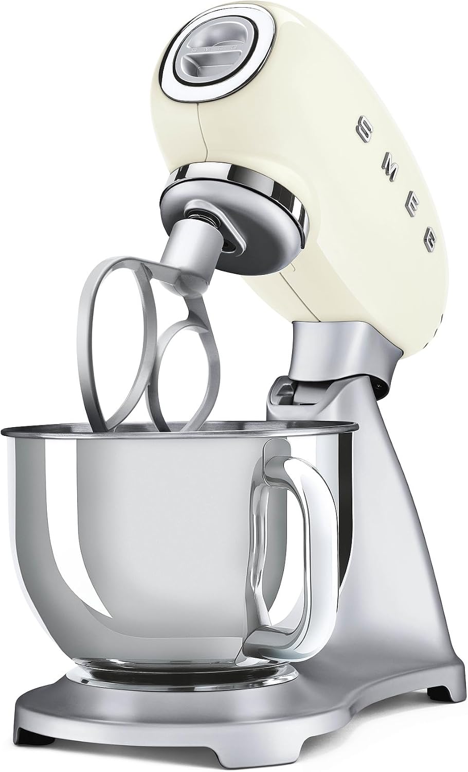 Smeg Küchenmaschine 4,8L mit Planetenrührwerk, 10 Geschwindigkeitsstufen, 800W, Edelstahlschüssel
