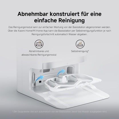 XIAOMI H50 Pro Saugroboter mit Wischfunktion, 15.000 Pa, ausfahrbarer Arm