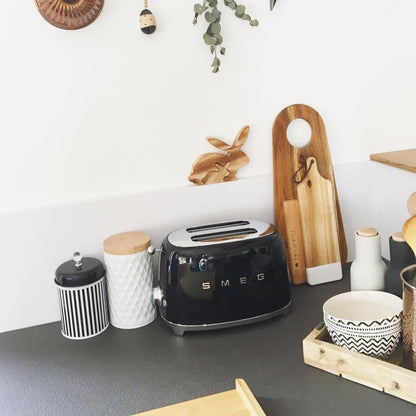 Smeg TSF01MLMEU Toaster 2 Scheiben, 6 Bräunungsstufen, Auftau-/Bagel-Funktion, 950W