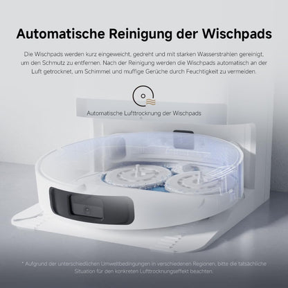 XIAOMI H50 Pro Saugroboter mit Wischfunktion, 15.000 Pa, ausfahrbarer Arm