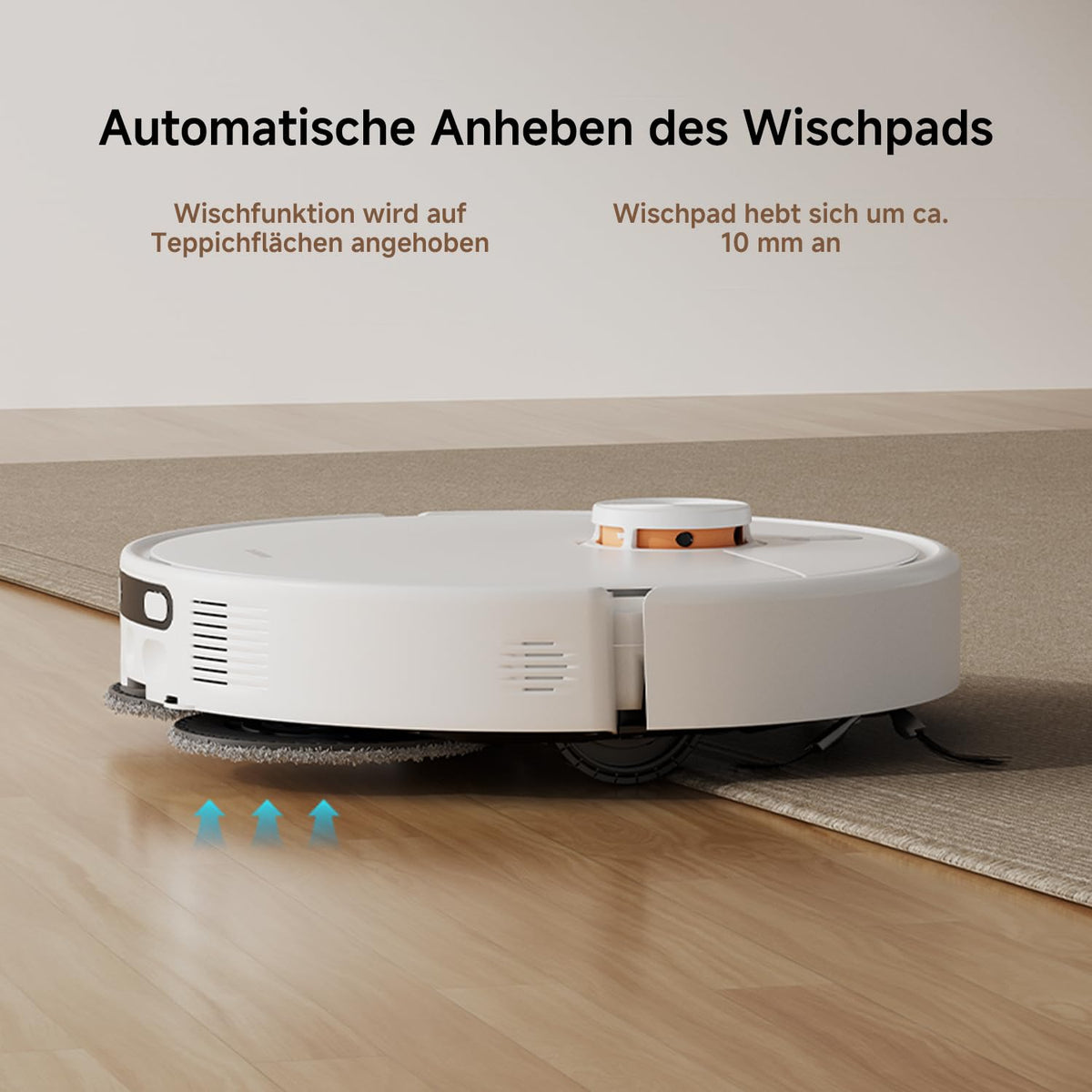 XIAOMI H50 Pro Saugroboter mit Wischfunktion, 15.000 Pa, ausfahrbarer Arm