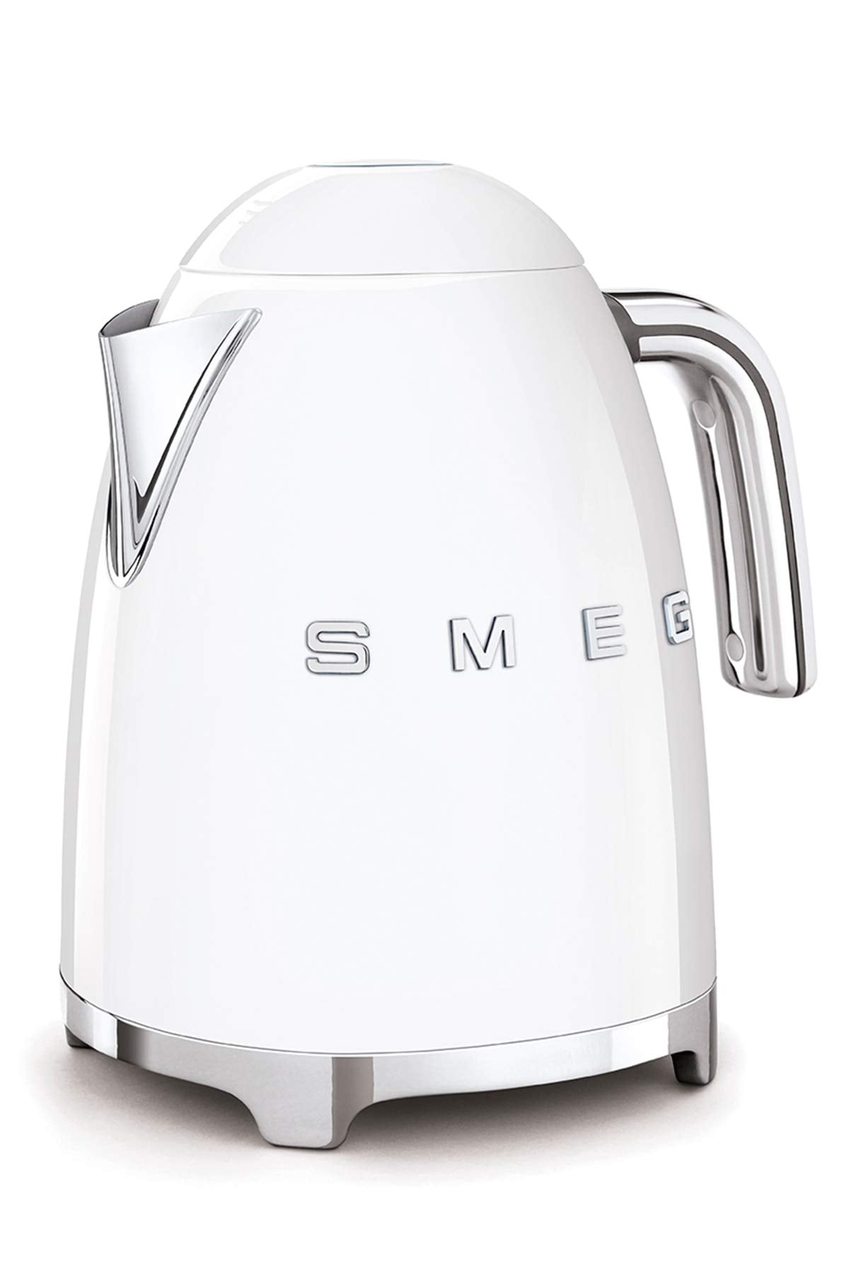 Smeg Wasserkocher 1,7L mit variabler Temperaturwahl 50-100°C, Edelstahl, Soft-Opening, Anti-Kalk-Filter