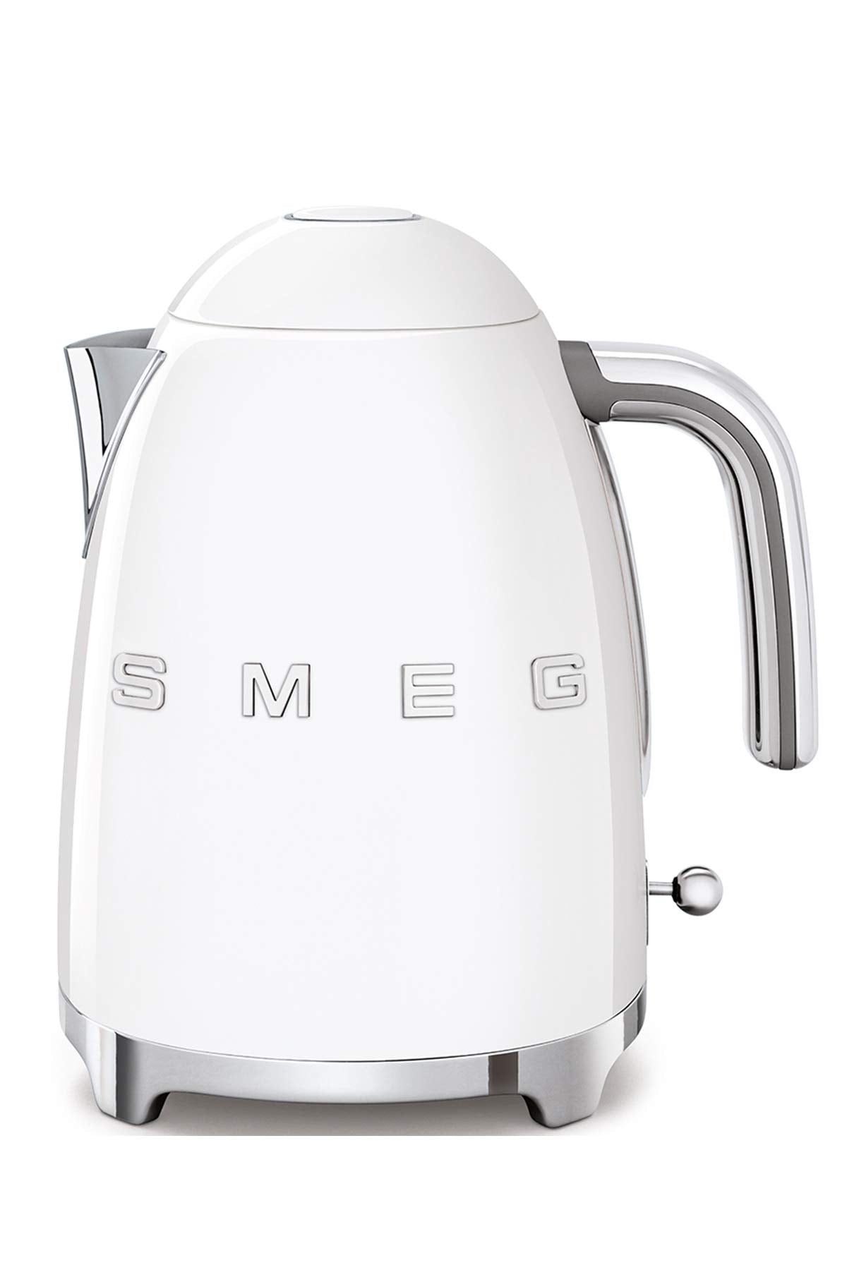 Smeg Wasserkocher 1,7L mit variabler Temperaturwahl 50-100°C, Edelstahl, Soft-Opening, Anti-Kalk-Filter