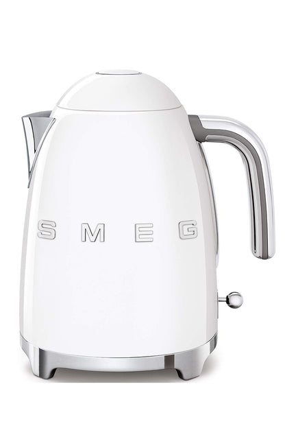 Smeg Wasserkocher 1,7L mit variabler Temperaturwahl 50-100°C, Edelstahl, Soft-Opening, Anti-Kalk-Filter