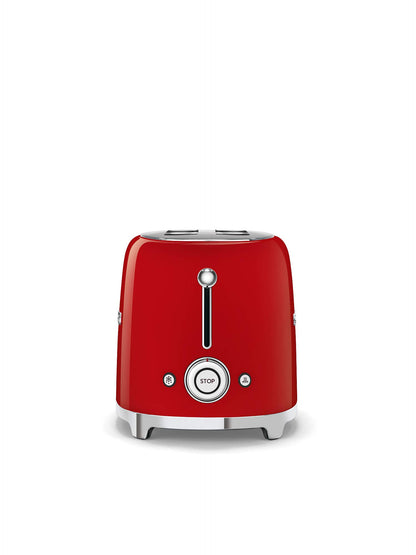 Smeg TSF01MLMEU Toaster 2 Scheiben, 6 Bräunungsstufen, Auftau-/Bagel-Funktion, 950W