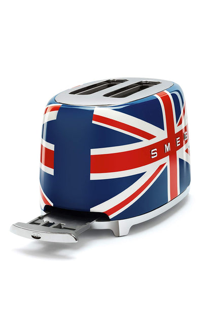 Smeg TSF01MLMEU Toaster 2 Scheiben, 6 Bräunungsstufen, Auftau-/Bagel-Funktion, 950W