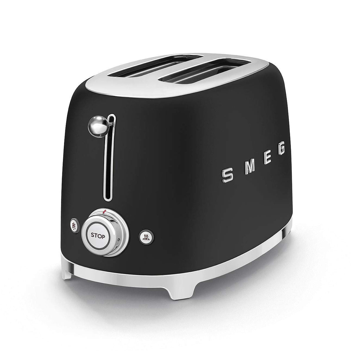 Smeg TSF01MLMEU Toaster 2 Scheiben, 6 Bräunungsstufen, Auftau-/Bagel-Funktion, 950W