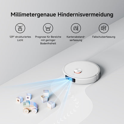 XIAOMI H50 Pro Saugroboter mit Wischfunktion, 15.000 Pa, ausfahrbarer Arm