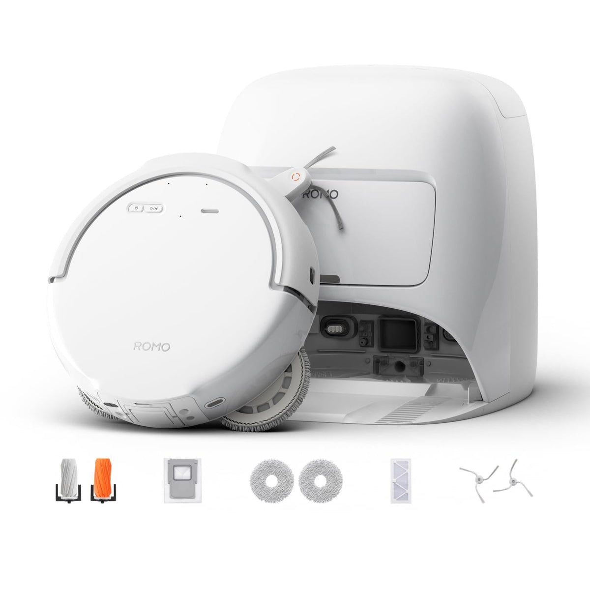 DJI ROMO S Saugroboter mit Wischfunktion, 25.000 Pa Saugkraft