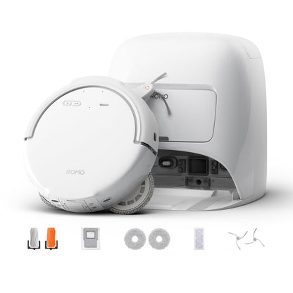 DJI ROMO S Saugroboter mit Wischfunktion, 25.000 Pa Saugkraft