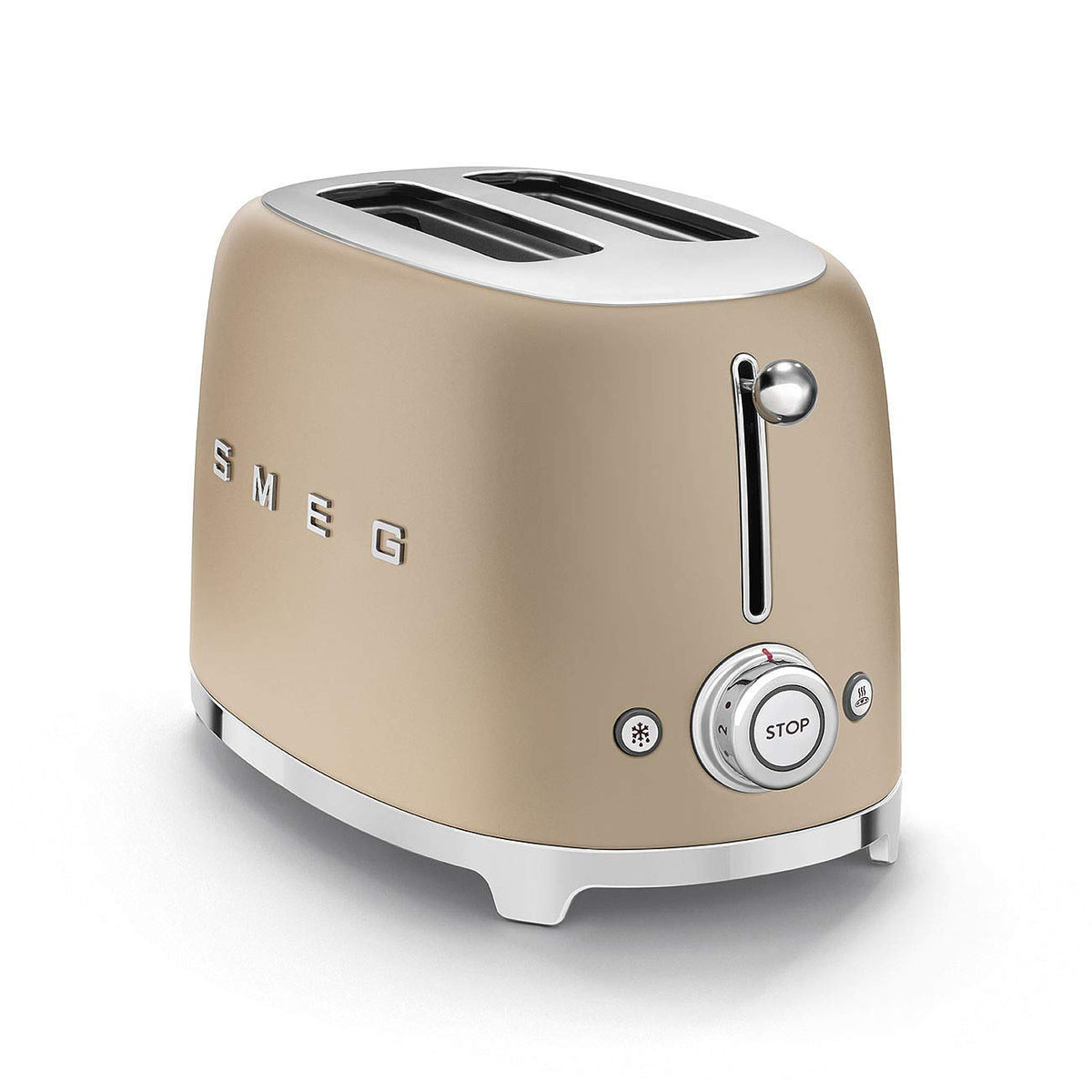 Smeg TSF01MLMEU Toaster 2 Scheiben, 6 Bräunungsstufen, Auftau-/Bagel-Funktion, 950W