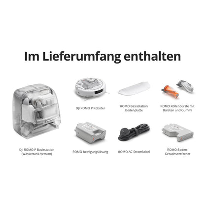 DJI ROMO S Saugroboter mit Wischfunktion, 25.000 Pa Saugkraft