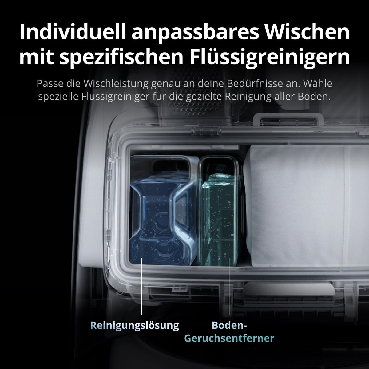 DJI ROMO S Saugroboter mit Wischfunktion, 25.000 Pa Saugkraft