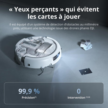 DJI ROMO S Saugroboter mit Wischfunktion, 25.000 Pa Saugkraft