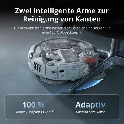 DJI ROMO S Saugroboter mit Wischfunktion, 25.000 Pa Saugkraft