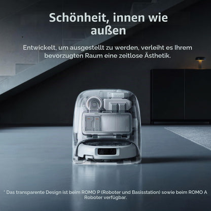 DJI ROMO S Saugroboter mit Wischfunktion, 25.000 Pa Saugkraft