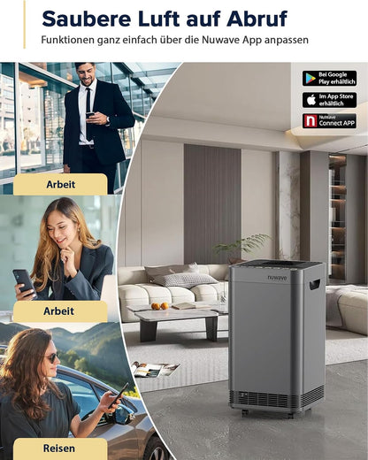 Nuwave OxyPure Zero Plus Luftreiniger für bis zu 298 m², 105W Motor