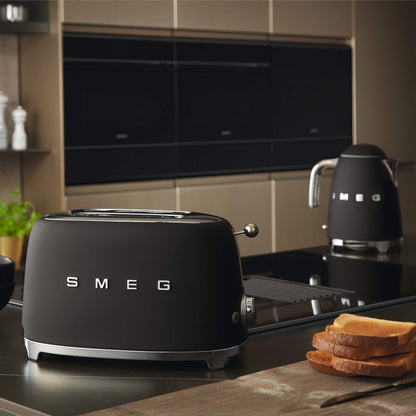 Smeg TSF01MLMEU Toaster 2 Scheiben, 6 Bräunungsstufen, Auftau-/Bagel-Funktion, 950W